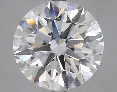 6.26ct D IF Rare Carat Ideal Cut Round Lab Grown Diamond