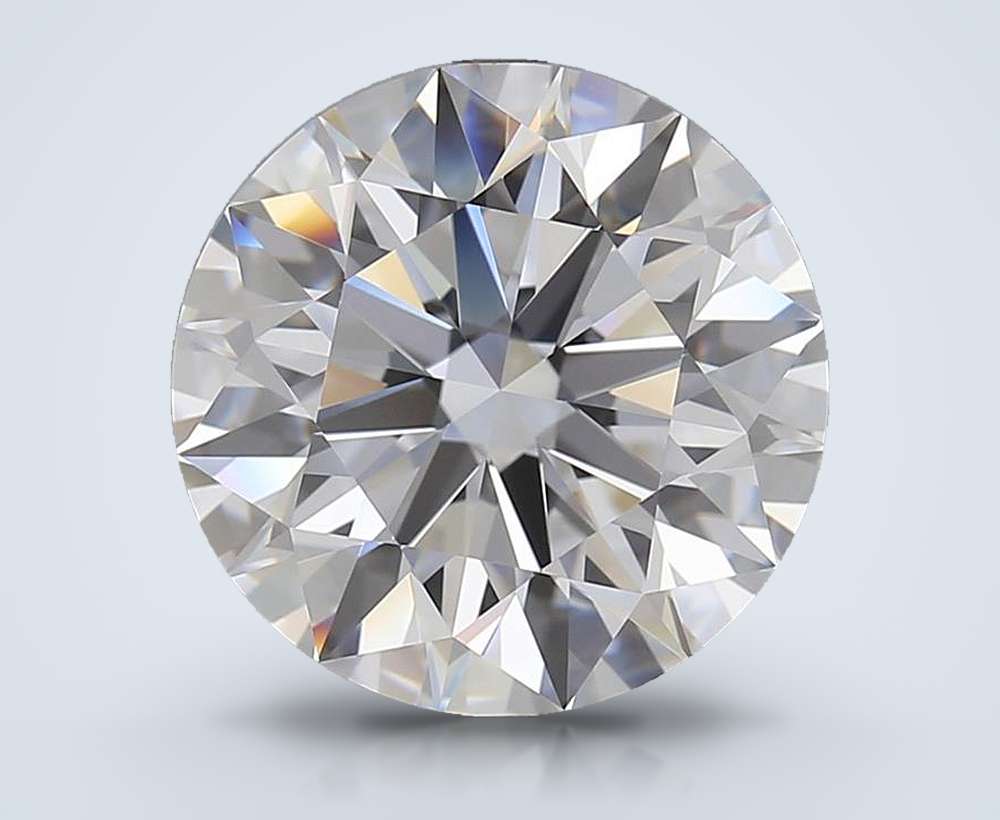 6.26ct D IF Rare Carat Ideal Cut Round Lab Grown Diamond