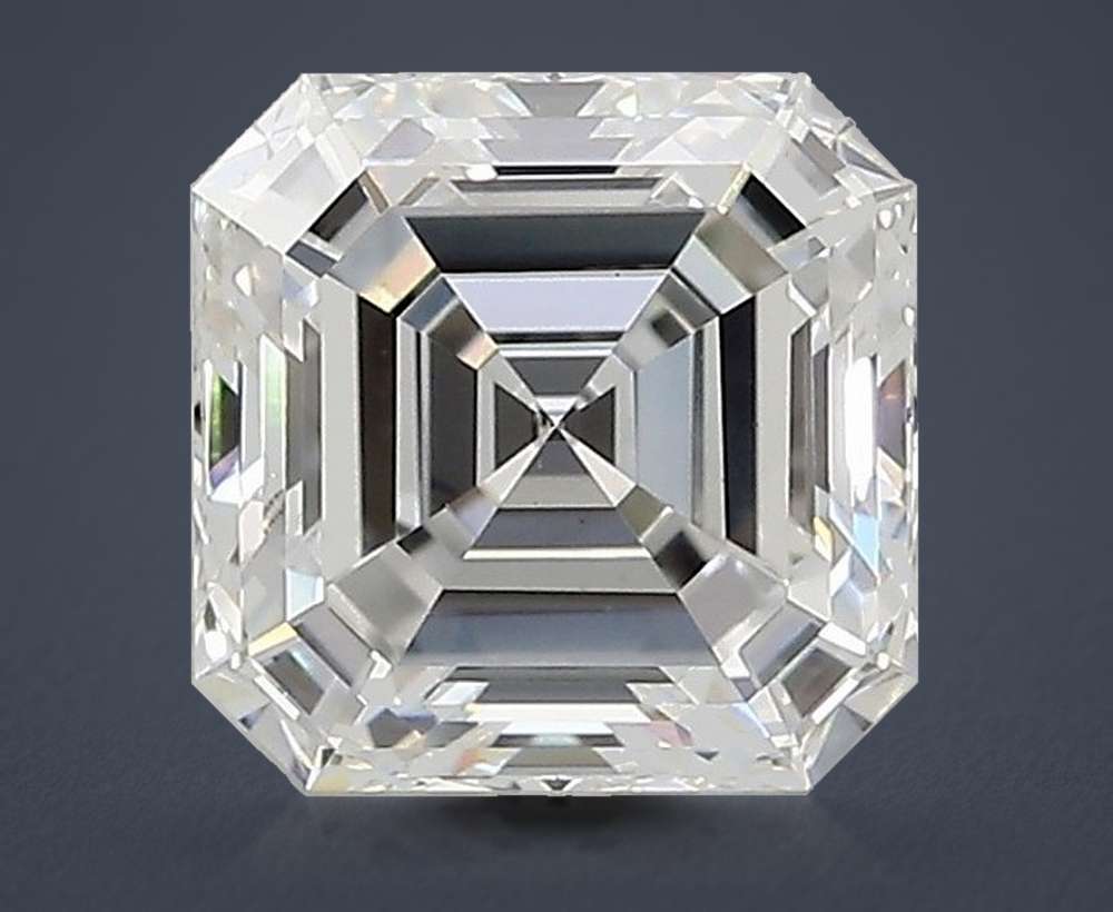2.10ct E VS1 Rare Carat Ideal Cut Asscher Lab Grown Diamond