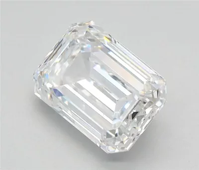 2.03ct D VS2 Rare Carat Ideal Cut Emerald Lab Grown Diamond