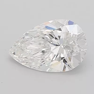 2.07ct E VS2 Rare Carat Ideal Cut Pear Lab Grown Diamond