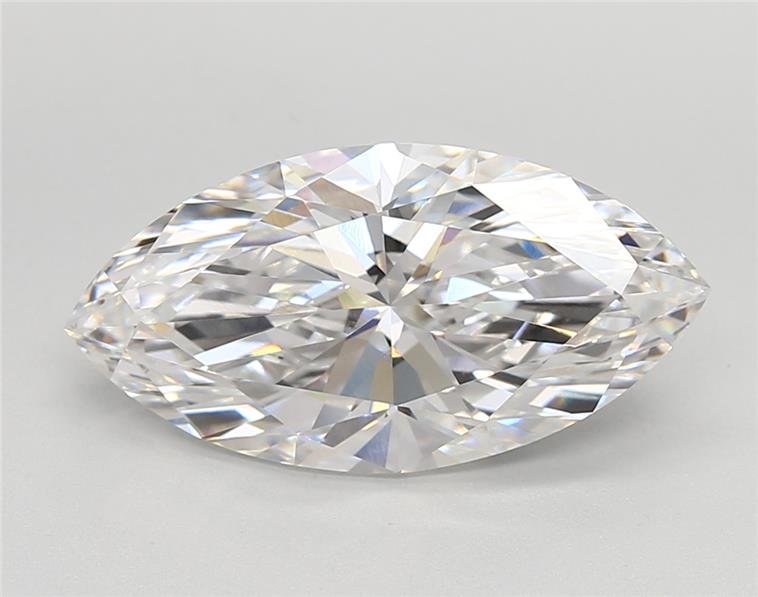 4.04ct D VVS2 Rare Carat Ideal Cut Marquise Lab Grown Diamond