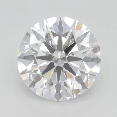 4.45ct F VVS1 Rare Carat Ideal Cut Round Lab Grown Diamond