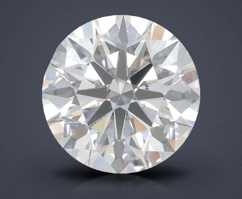 4.45ct F VVS1 Rare Carat Ideal Cut Round Lab Grown Diamond
