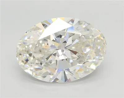 6.02ct G VVS2 Rare Carat Ideal Cut Oval Lab Grown Diamond