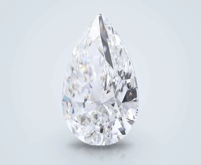 12.05ct F VS2 Rare Carat Ideal Cut Pear Lab Grown Diamond