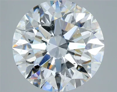 2.51ct F SI2 Rare Carat Ideal Cut Round Diamond