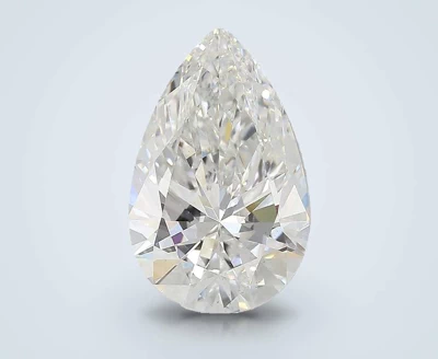 4.07ct E VS2 Rare Carat Ideal Cut Pear Lab Grown Diamond