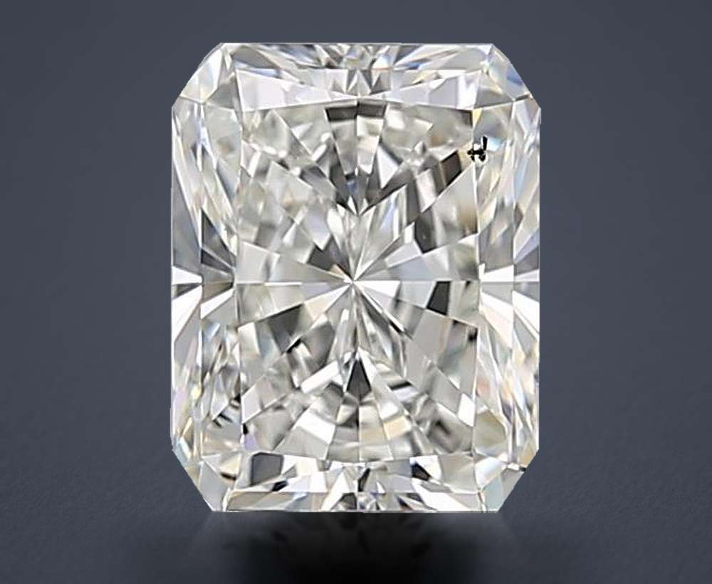 1.70ct I SI1 Rare Carat Ideal Cut Radiant Diamond