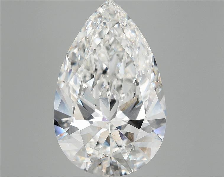 10.00ct F VVS2 Rare Carat Ideal Cut Pear Lab Grown Diamond