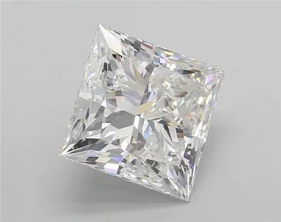 4.02ct E VVS2 Rare Carat Ideal Cut Princess Lab Grown Diamond