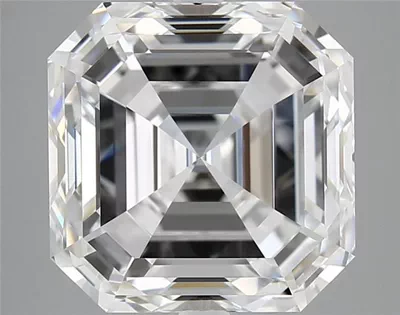 9.37ct D FL Excellent Cut Asscher Diamond