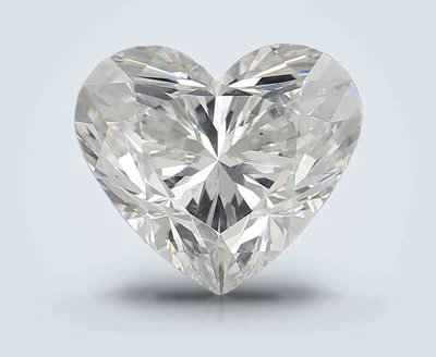 3.02ct H SI2 Rare Carat Ideal Cut Heart Diamond