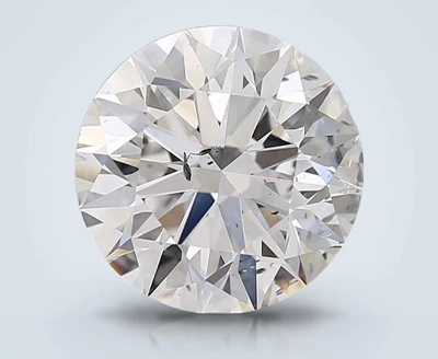 3.01ct D SI2 Rare Carat Ideal Cut Round Diamond