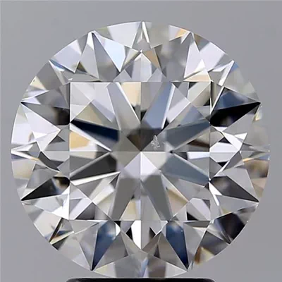 3.50ct F SI1 Rare Carat Ideal Cut Round Diamond