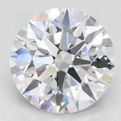 3.01ct D VVS1 Rare Carat Ideal Cut Round Lab Grown Diamond