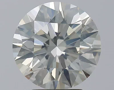 3.56ct K SI2 Rare Carat Ideal Cut Round Diamond