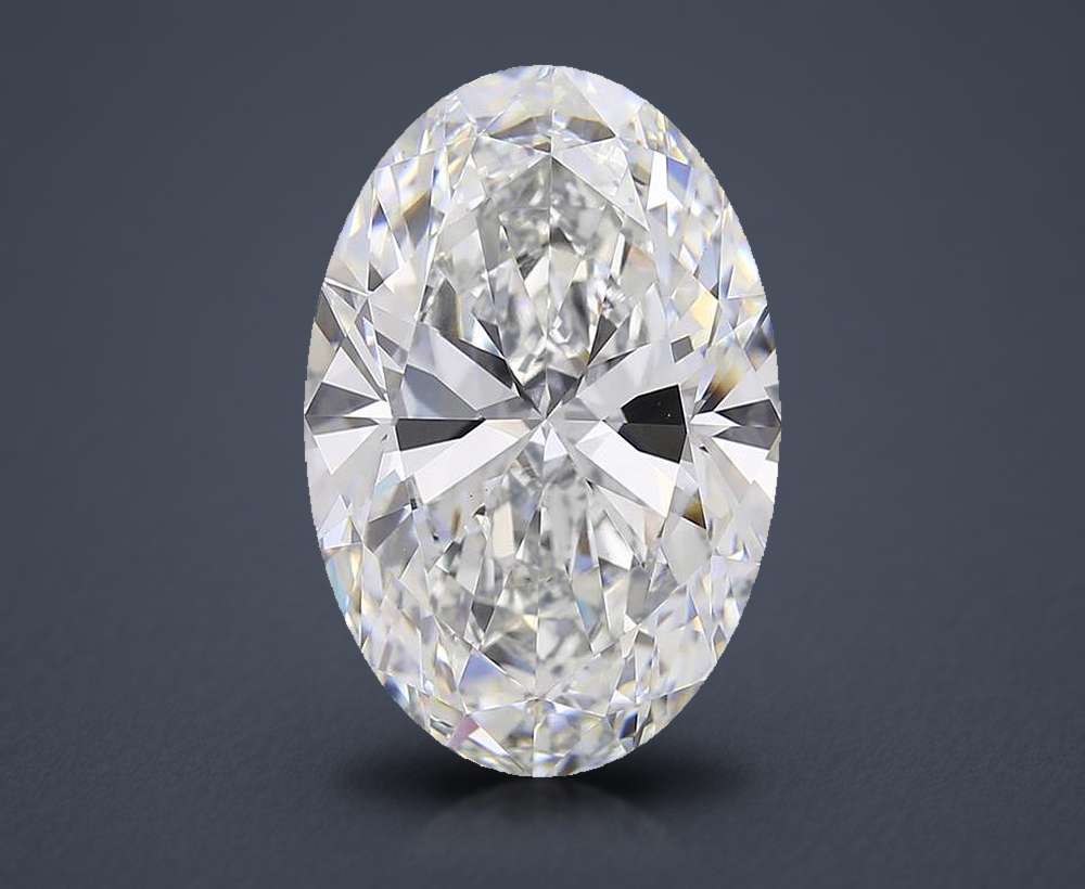 15.04ct F VS1 Rare Carat Ideal Cut Oval Lab Grown Diamond