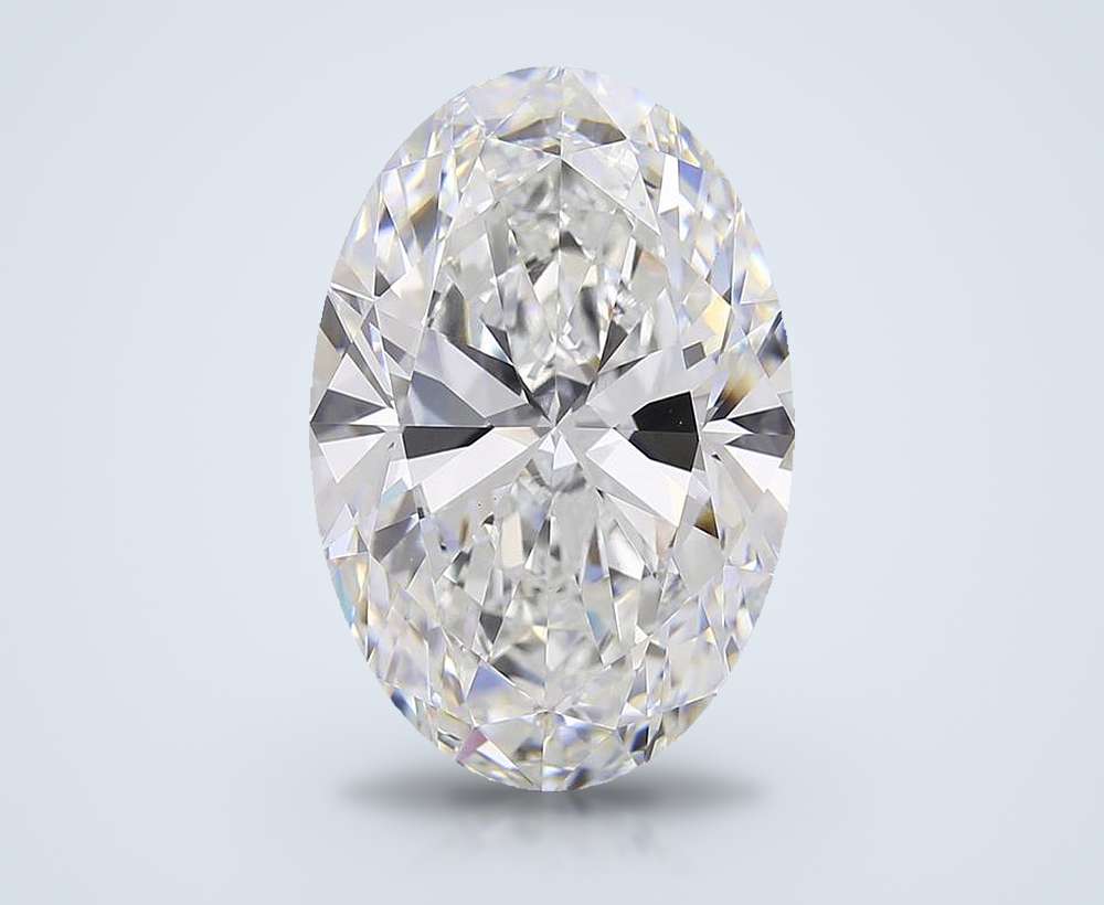 15.04ct F VS1 Rare Carat Ideal Cut Oval Lab Grown Diamond
