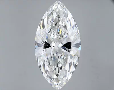 11.05ct F VVS2 Rare Carat Ideal Cut Marquise Lab Grown Diamond