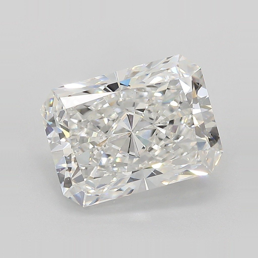 4.08ct E VVS2 Rare Carat Ideal Cut Radiant Lab Grown Diamond
