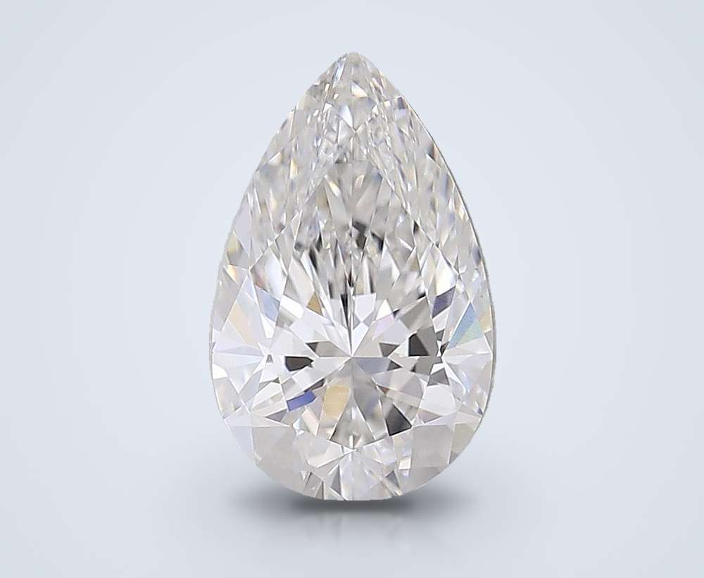 2.59ct F VVS2 Rare Carat Ideal Cut Pear Lab Grown Diamond