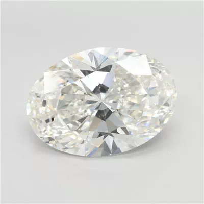 7.09ct G VVS2 Rare Carat Ideal Cut Oval Lab Grown Diamond