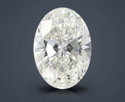 7.09ct G VVS2 Rare Carat Ideal Cut Oval Lab Grown Diamond