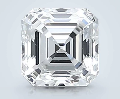 1.08ct E VVS2 Very Good Cut Asscher Lab Grown Diamond
