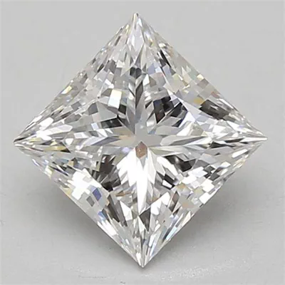 1.96ct D VS1 Rare Carat Ideal Cut Princess Lab Grown Diamond