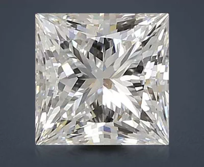 1.96ct D VS1 Rare Carat Ideal Cut Princess Lab Grown Diamond