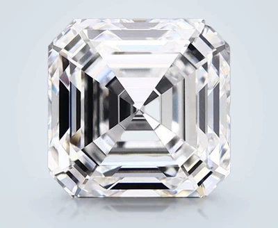 4.05ct D VS1 Rare Carat Ideal Cut Asscher Lab Grown Diamond