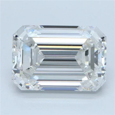 2.51ct F VS2 Excellent Cut Emerald Lab Grown Diamond