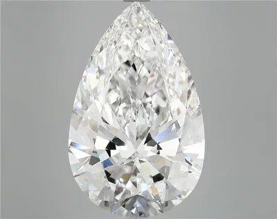 12.09ct E VVS2 Rare Carat Ideal Cut Pear Lab Grown Diamond