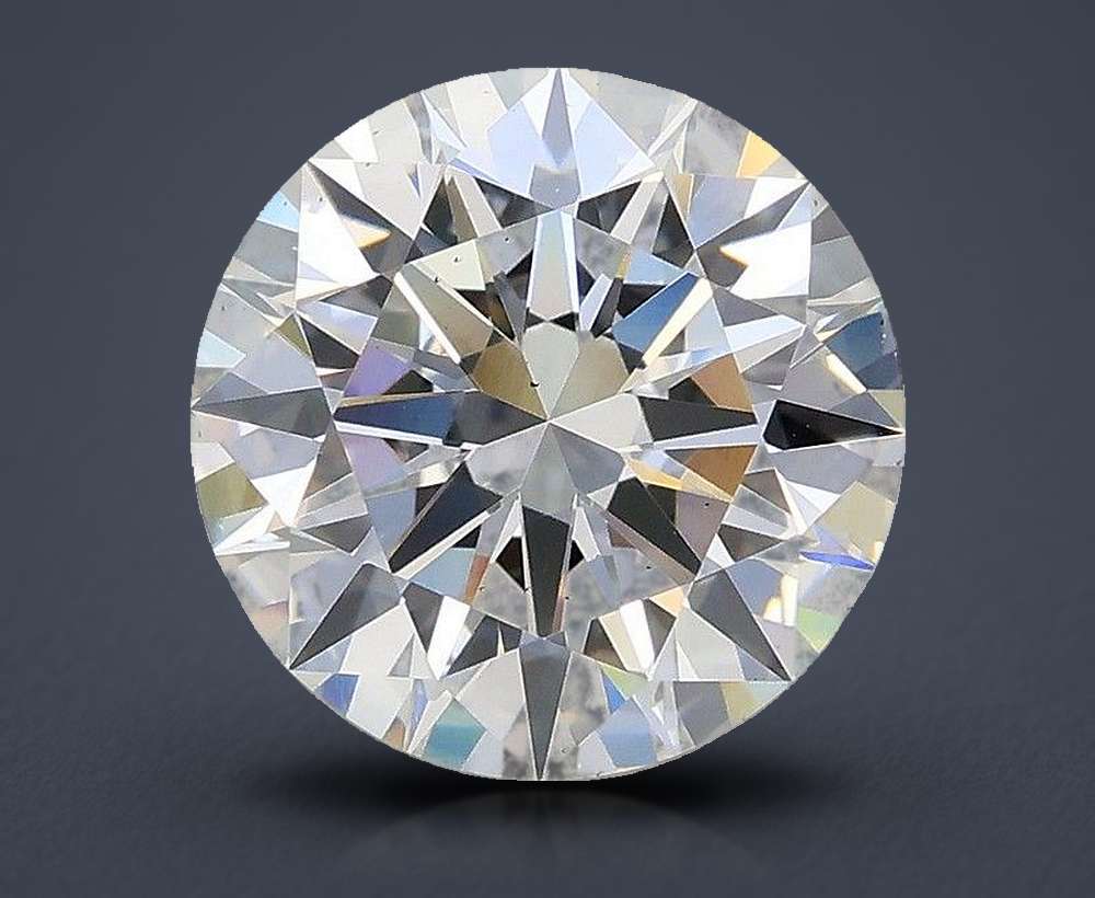 2.52ct G VS2 Rare Carat Ideal Cut Round Lab Grown Diamond