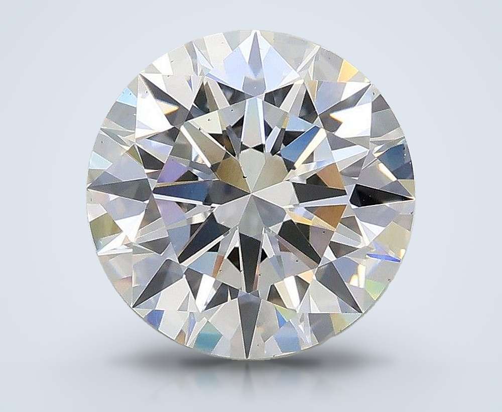2.52ct G VS2 Rare Carat Ideal Cut Round Lab Grown Diamond