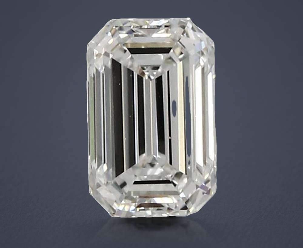 0.92ct E VS1 Rare Carat Ideal Cut Emerald Lab Grown Diamond