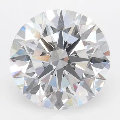 3.31ct D FL Rare Carat Ideal Cut Round Lab Grown Diamond