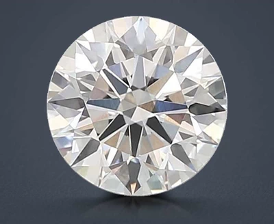 3.08ct E VVS2 Rare Carat Ideal Cut Round Lab Grown Diamond