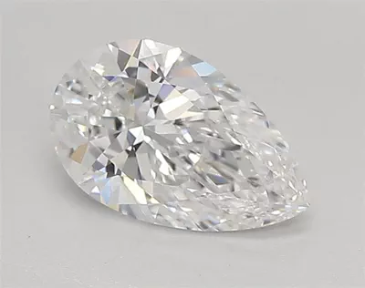 0.89ct D VVS1 Rare Carat Ideal Cut Pear Lab Grown Diamond