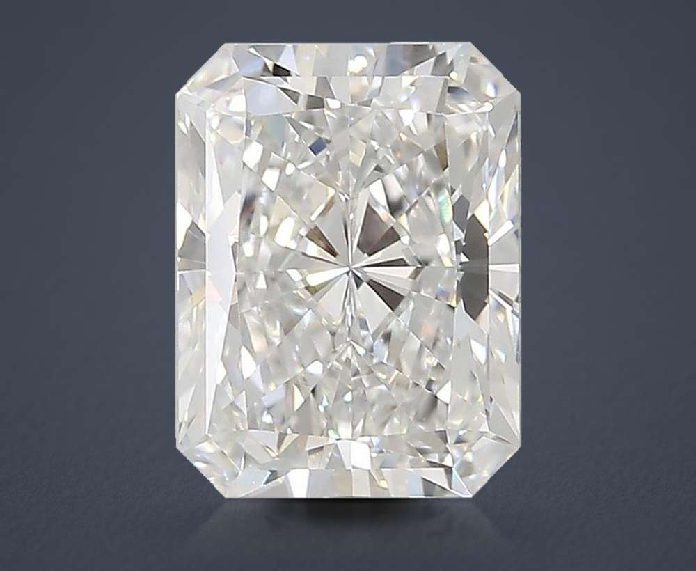 3.05ct E VVS2 Rare Carat Ideal Cut Radiant Lab Grown Diamond