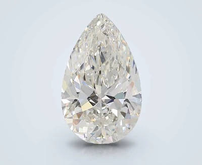 3.07ct F VVS2 Rare Carat Ideal Cut Pear Lab Grown Diamond