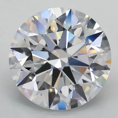 3.05ct E VS2 Rare Carat Ideal Cut Round Lab Grown Diamond