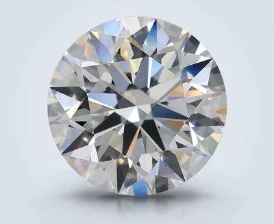 3.05ct E VS2 Rare Carat Ideal Cut Round Lab Grown Diamond