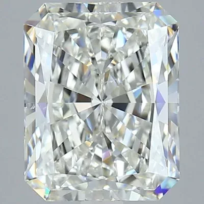 3.03ct I SI1 Rare Carat Ideal Cut Radiant Diamond