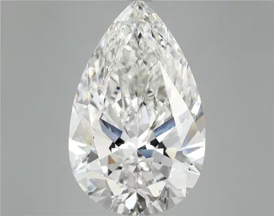 12.07ct F VVS2 Rare Carat Ideal Cut Pear Lab Grown Diamond