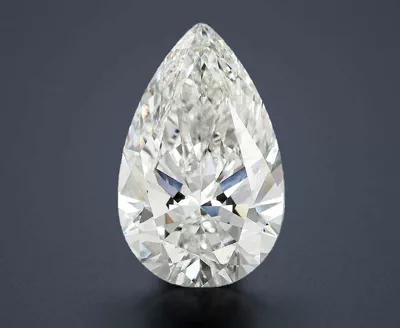 12.07ct F VVS2 Rare Carat Ideal Cut Pear Lab Grown Diamond