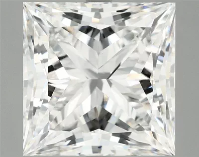 8.05ct E VVS2 Rare Carat Ideal Cut Princess Lab Grown Diamond