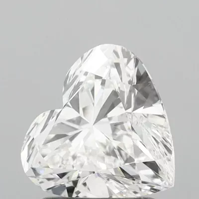 1.51ct E VVS2 Very Good Cut Heart Lab Grown Diamond