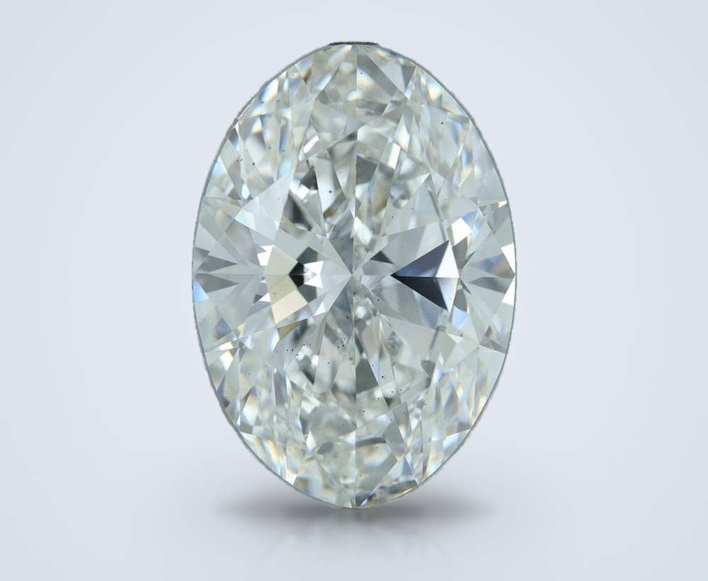 20.51ct F VS2 Rare Carat Ideal Cut Oval Lab Grown Diamond